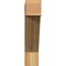 Ekena Millwork Traditional Block Rough Sawn Bracket, Western Red Cedar, 4"W x 18"D x 18"H BKT04X18X18TRA05RWR - alternate 2